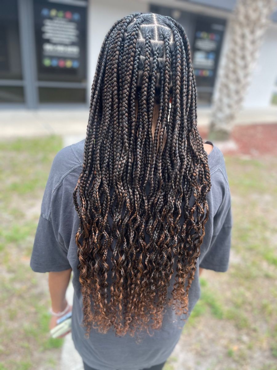 Catchy Trendy The Best Ombre Knotless Braids - African Hairstyles